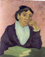 Gogh, Vincent van - The Arlesienne(Madame Ginoux), with Pink Background